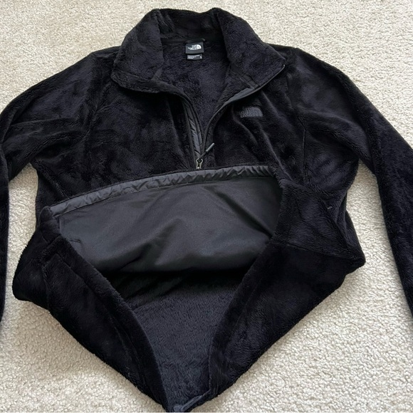 The North Face Osito 1/4 Zip Fleece Jacket Sweater Black Pullover Sz XL NF0A3XBC - Picture 10 of 16